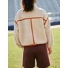 Yeokou Women Sherpa Fleece Cropped Jacket Fall Winter Coat(Beige)