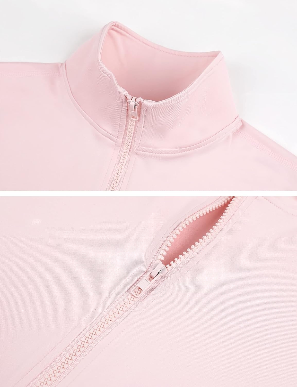 image:imageWomens Active Zip Up Running Workout Cropped Bbl Athletic Jacket with Thumb HolesPink