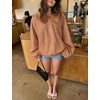 Women’s Mesh Track Jacket Oversized Zip Up Lightweight Coat(Brown)